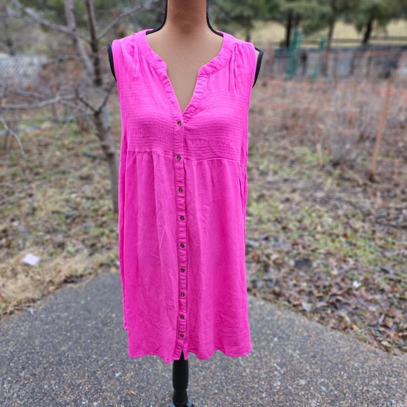 Knox Rose Dresses & Skirts - Knox Rose Sleeveless Dress Tunic Pink, Size Small, Pre-owned